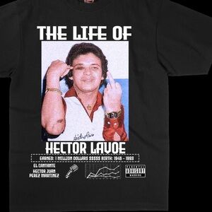 Hector Lavoe T-Shirt Grey XL  NWT IN PACKAGE